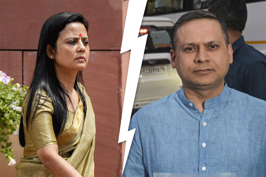 Mahua Moitra and Amit Malviya.