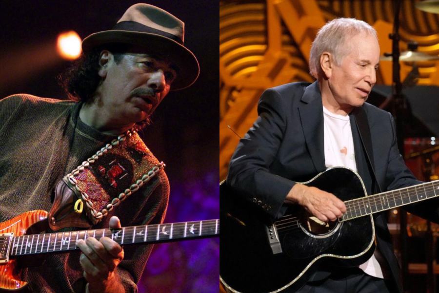Carlos Santana, Paul Simon