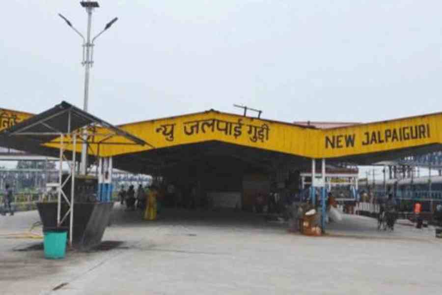 The New Jalpaiguri railway station. File picture