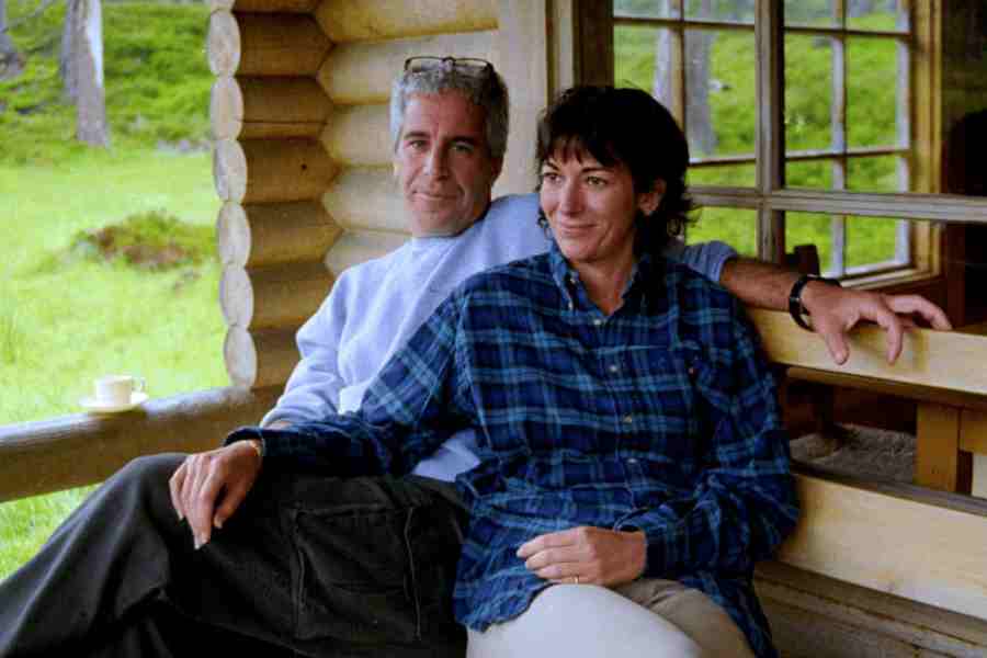 Ghislaine Maxwell and Jeffrey Epstein are seen in this image released by the Department of Justice in Washington, D.C., U.S., on December 19, 2025 as part of a new trove of documents from its investigations into the late financier and convicted sex offender Jeffrey Epstein