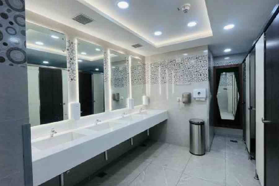 The new washroom block that was opened on Monday