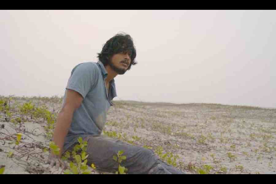 A moment from the film