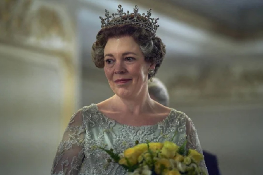 Olivia Colman as Queen Elizabeth II in The Crown