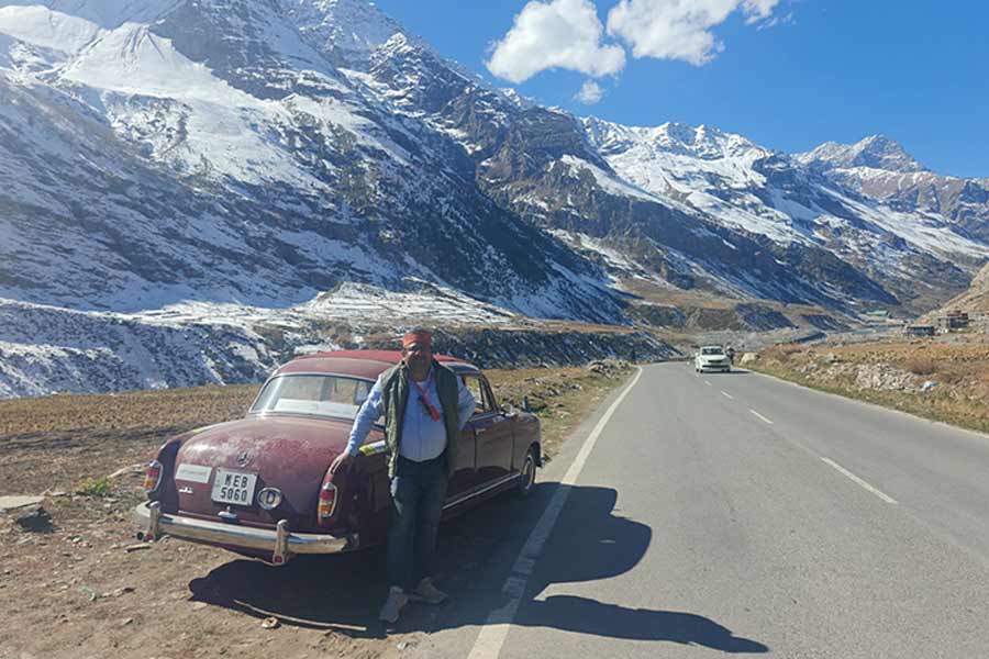 The Himalayan Drive allowed Prithvi to fulfill a dream of taking Panzer to the snow capped mountains