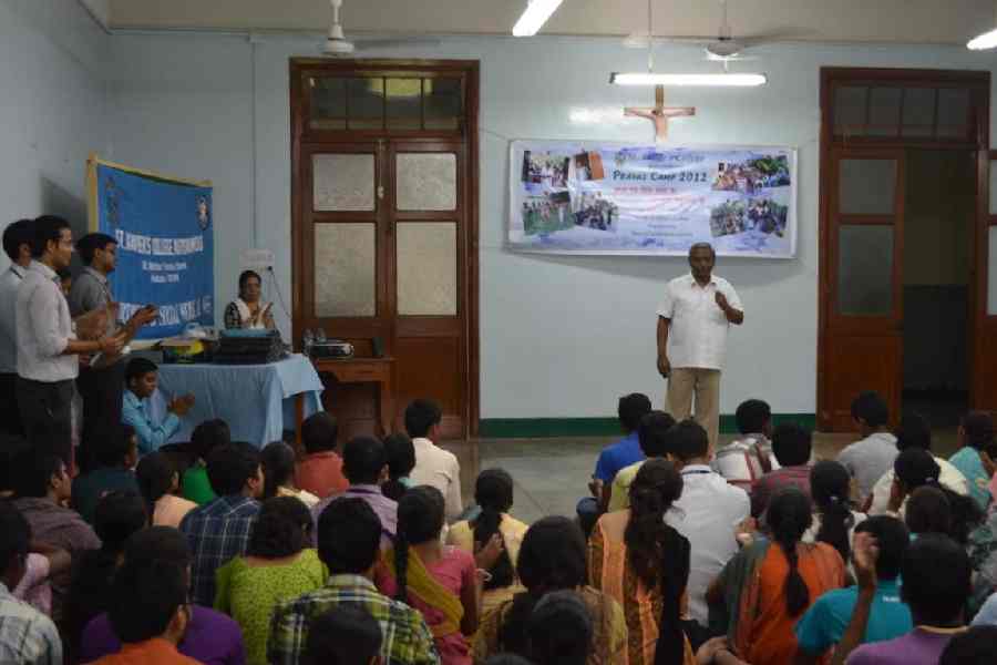 Father Felix Raj at another interaction