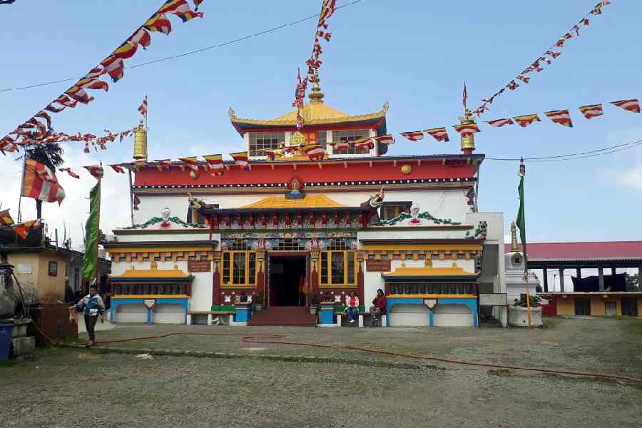 The Yiga Choeling Monastery at Ghoom near Darjeeling.