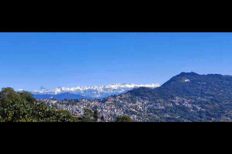 A view of Kalimpong town. File picture
