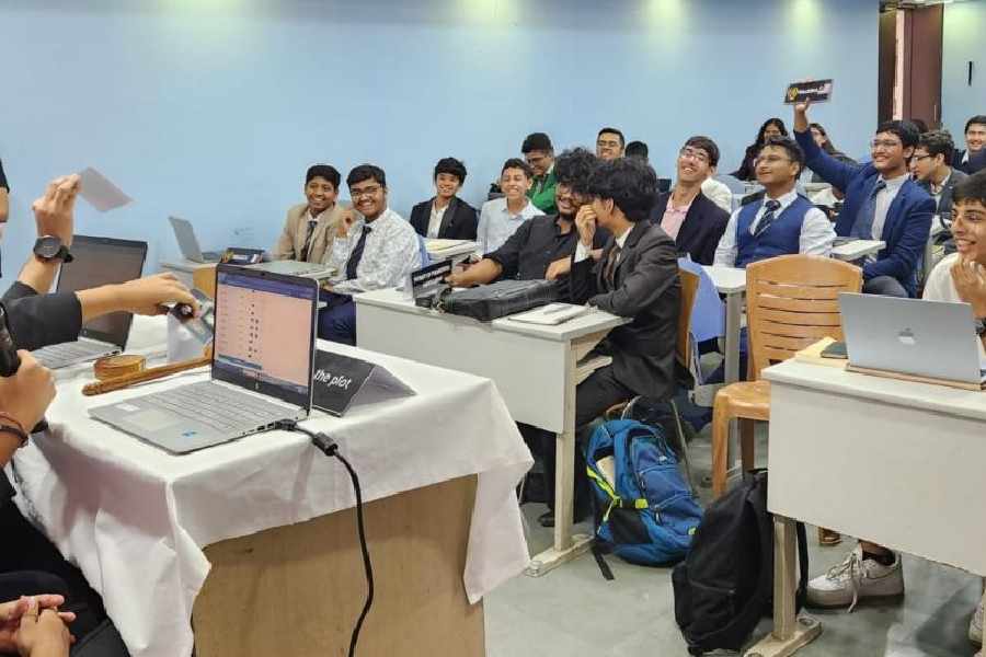 A light moment discussing China’s aggression in the South China Sea