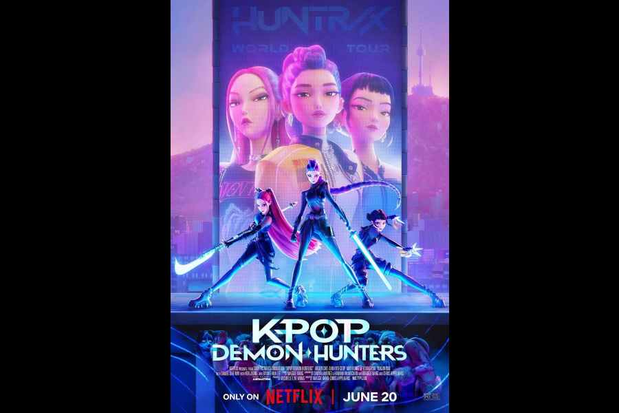 A poster of the film 'KPop Demon Hunters'