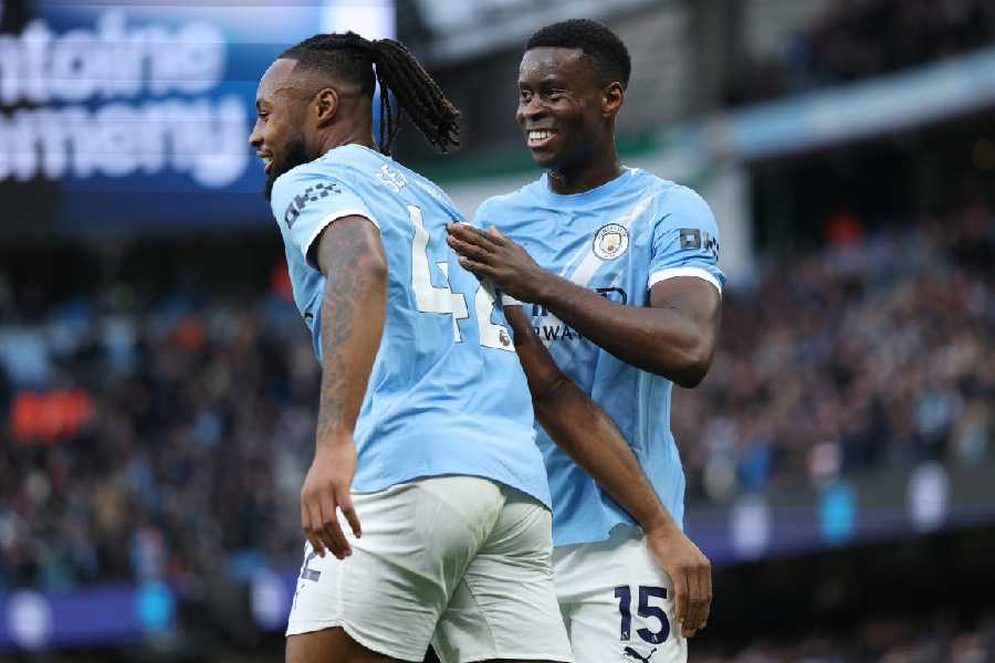 Antoine Semenyo (left) and Marc Guehi