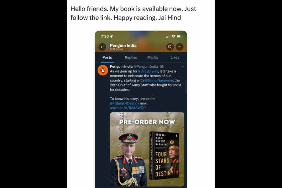 MM Naravane memoir publication row