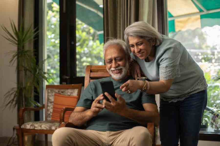 Digital adoption among seniors has grown faster than digital safety awareness in India.  Picture: iStock