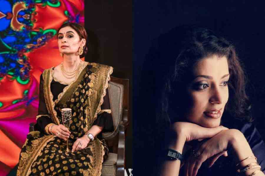 A moment from the stage production of Three Women, Isheeta Ganguly