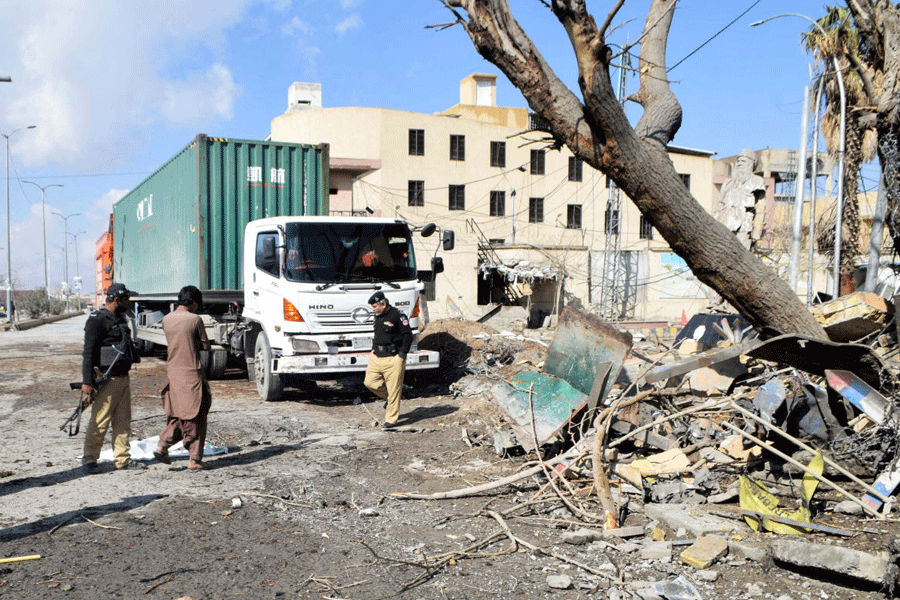 FILE PHOTO: Aftermath of militant attacks, in Quetta