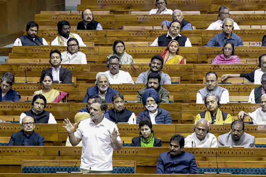 Rahul Gandhi in Lok Sabha.