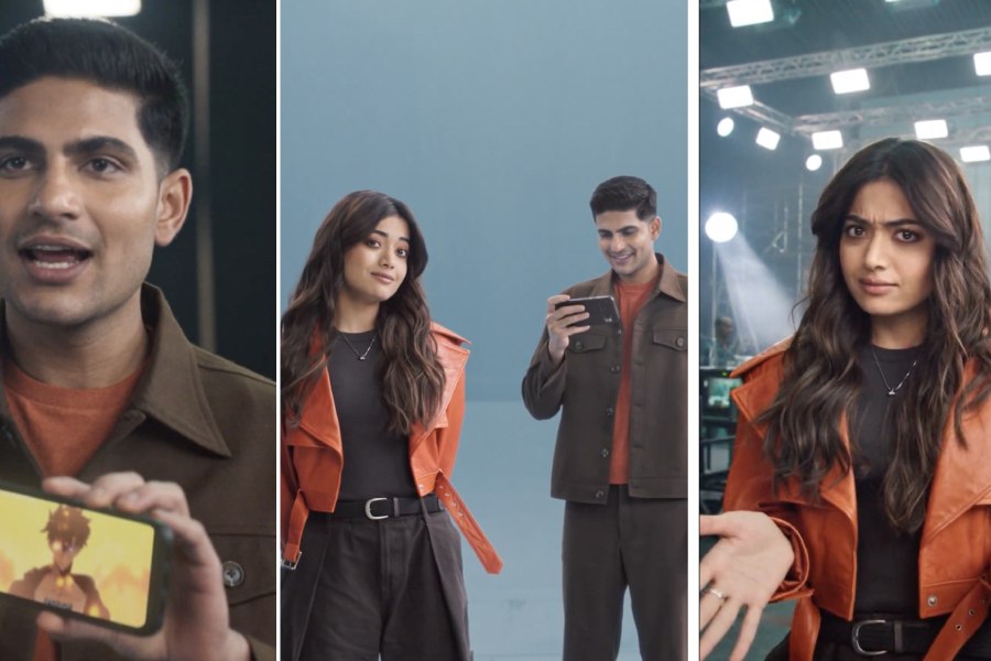 Rashmika Mandanna, Shubman Gill in new Crunchyroll ad film