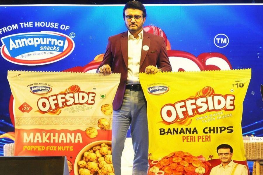 The brand is endorsed by Sourav Ganguly