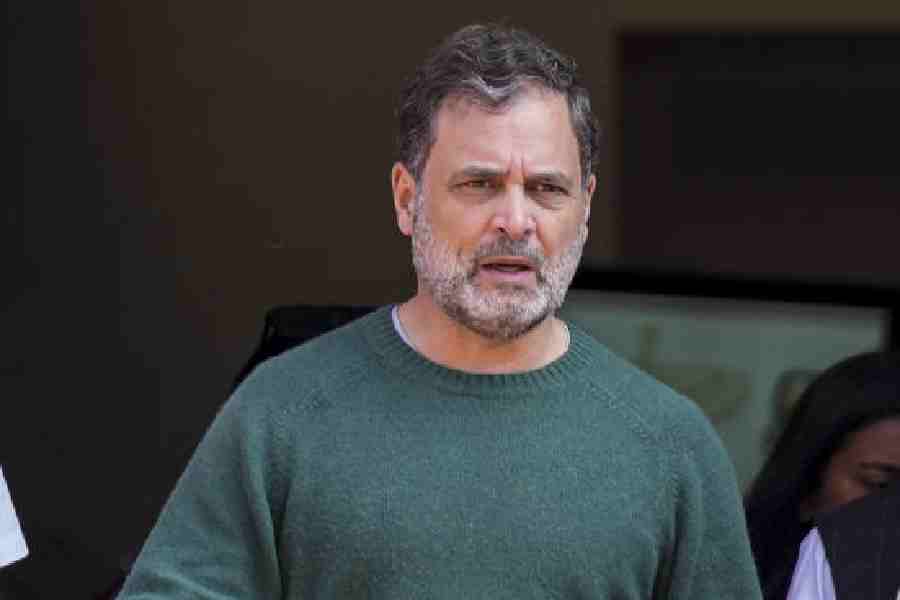 Leader of Opposition in the Lok Sabha Rahul Gandhi during the Budget session of Parliament, in New Delhi, Thursday, Feb. 12, 2026.