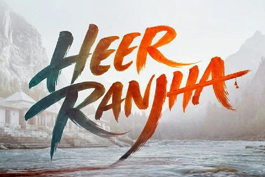A poster of \\\'Heer Ranjha\\\'