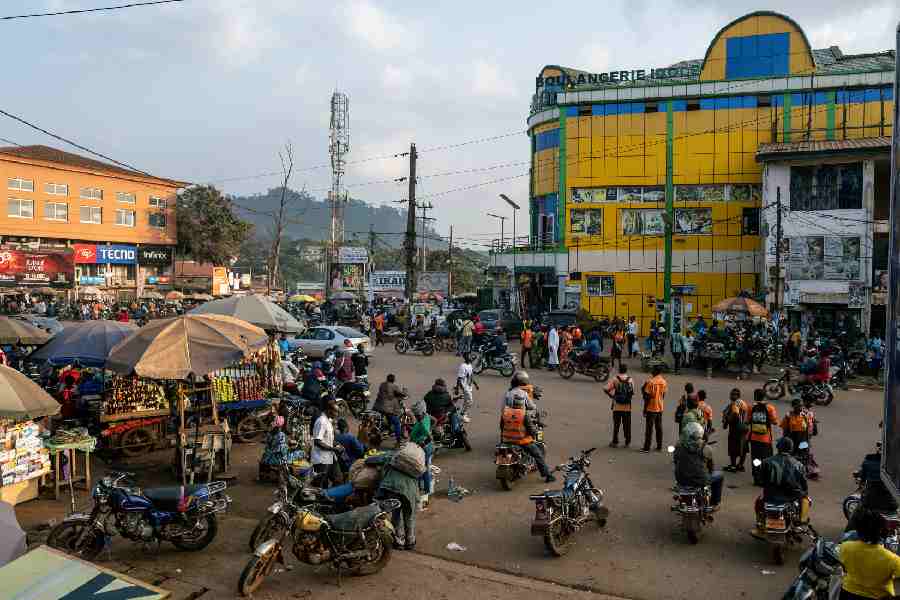 The city of Yaoundé, Cameroon, Dec. 4, 2025. In a secret deportation arrangement, the Trump administration flew nine people, nearly all of whom had been granted US court protections from being sent back to their home countries, to the African nation of Cameroon in January.