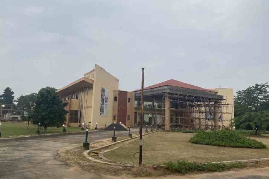 The Bangladesh Bhavana in Santiniketan. File picture 