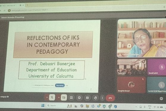 Dr Debasri Banerjee shared her perspective on cultivating indigenous academic structures.