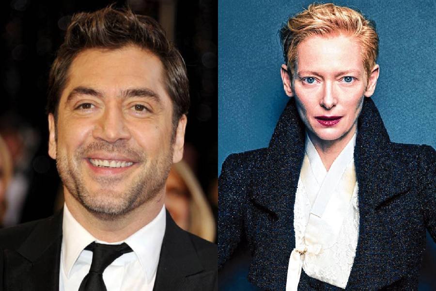 (left to right): Javier Bardem, Tilda Swinton
