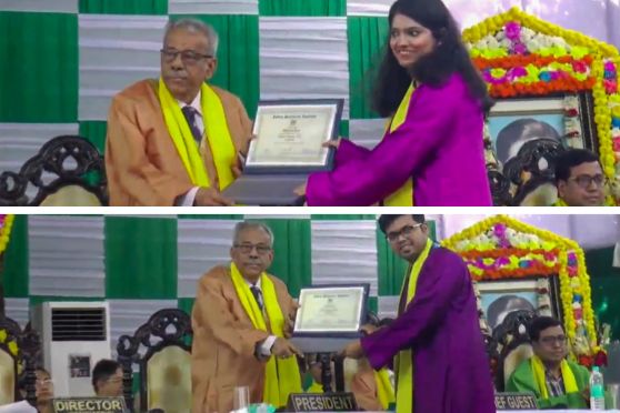 The convocation ceremony brought together distinguished academicians, graduating students, faculty members, and guests.