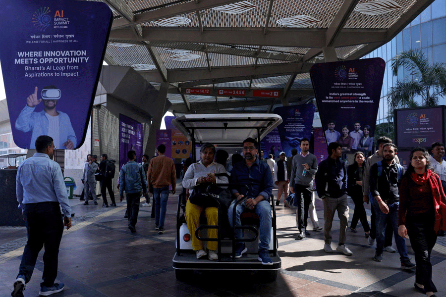 India AI Impact Summit at Bharat Mandapam in New Delhi