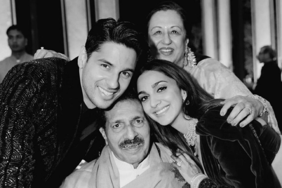 Kiara said that her father-in-law's stories, laughter, quiet strength and gentle heart will stay with her forever