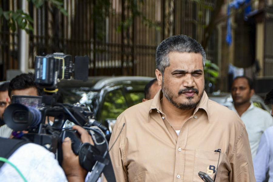 NCP (SP) leader Rohit Pawar outside the Sessions Court, in Mumbai, Tuesday, Feb. 17, 2026.
