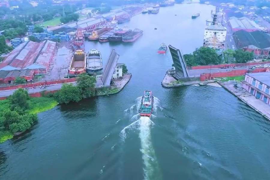 The Bascule bridge in Kidderpore