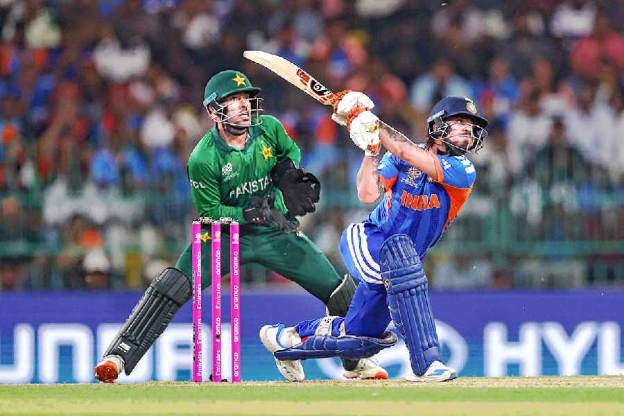 India won the ICC Men's T20 World Cup match against Pakistan at R. Premadasa Stadium on February 15, in Colombo, by 61 runs