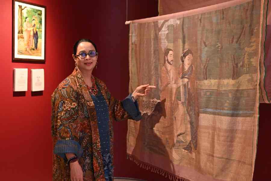 Lavina Baldota at the exhibition