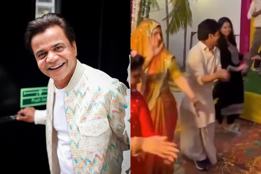Rajpal Yadav dancing at his niece's wedding festivity