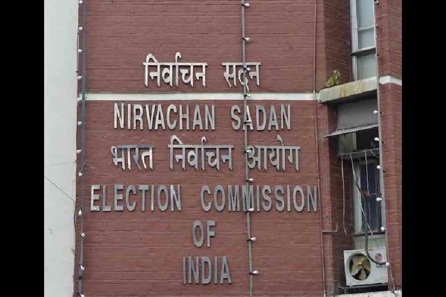 The headquarters of the Election Commission in New Delhi. File picture