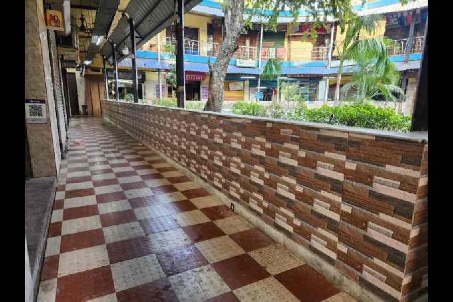 The renovated parts of EC Market look swanky