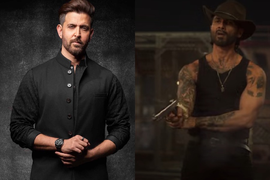 (left to right) Hrithik Roshan, Shahid Kapoor in ‘O’ Romeo’