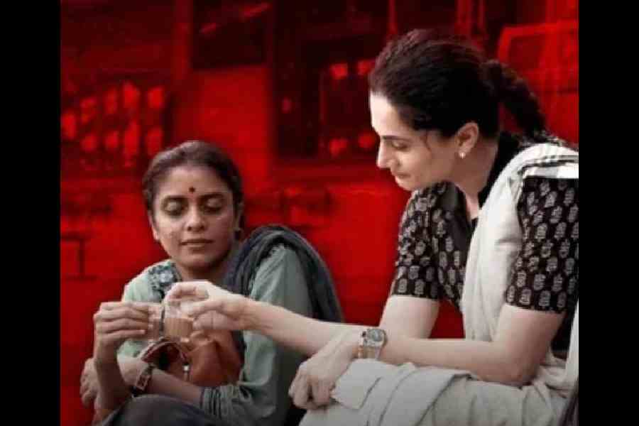 Kani Kusruti and Taapsee Pannu in Assi, now playing in theatres