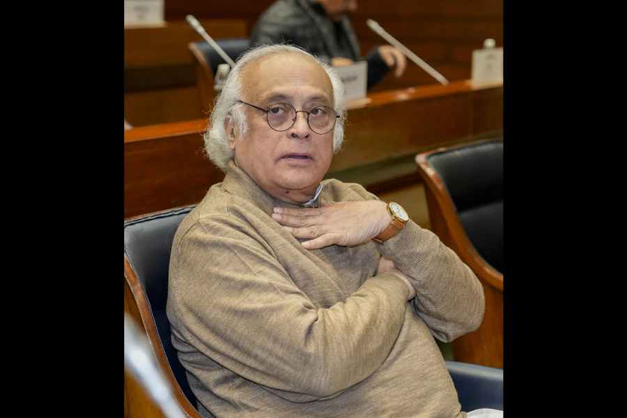 Jairam Ramesh during the all-party meeting ahead of the Budget session of Parliament, in New Delhi