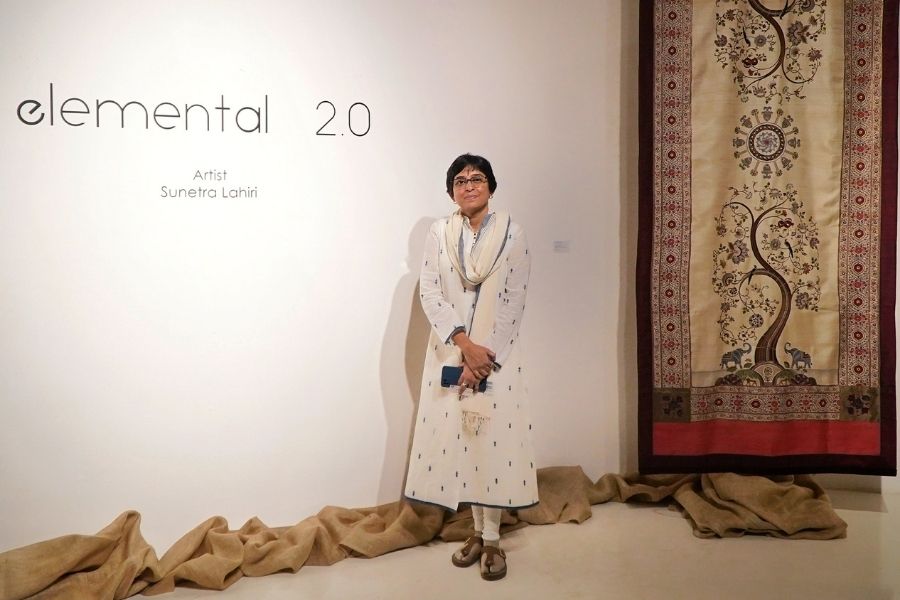 Lahiri unveiled the second edition of Elemental at the Kolkata Centre for Creativity, recently 