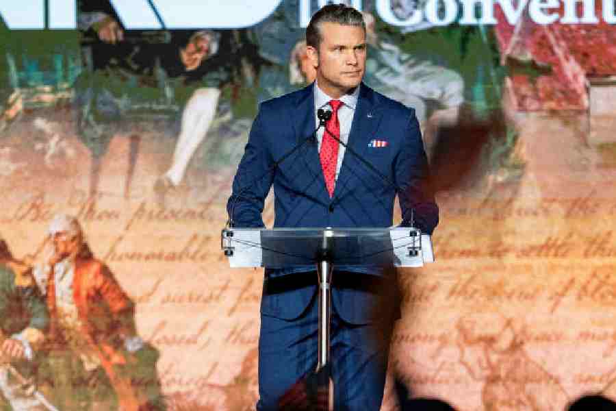US Defense Secretary Pete Hegseth.