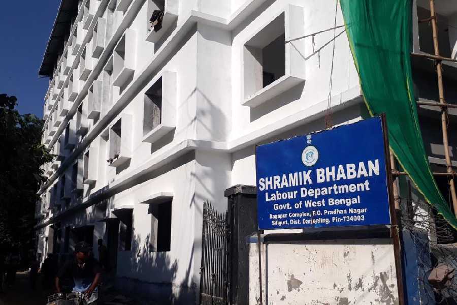 The Shramik Bhaban in Siliguri. 