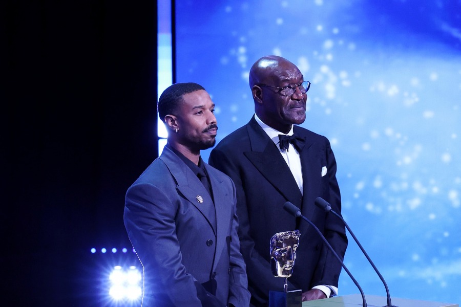 Michael B Jordan, Delroy Lindo at the BAFTAs