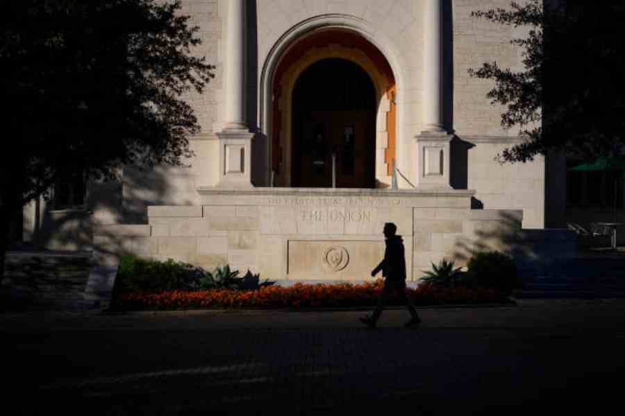 Watch out: The student union office on the University of Texas at Austin campus