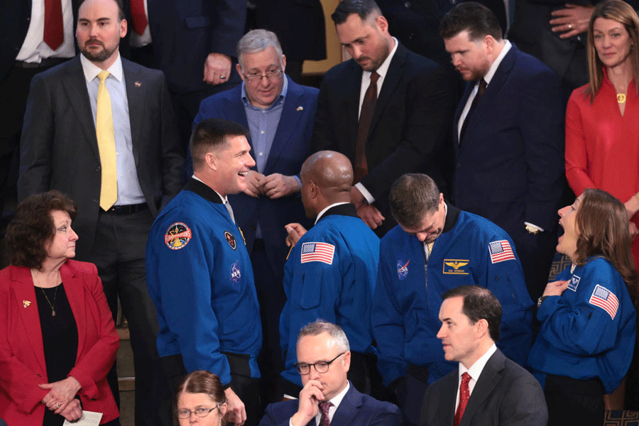 State of the Union address at the US Capitol in Washington DC