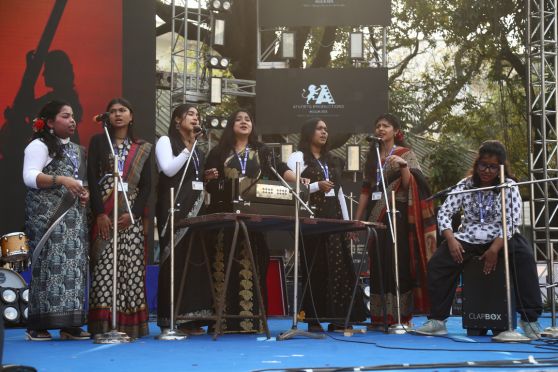 The event welcomed students from St. Xavier’s University, Kolkata, Loreto College, Lady Brabourne College, The Bhawanipur Education Society College, Techno India University, Gokhale Memorial Girls’ College, Shri Shikshayatan College, Scottish Church College, Amity University Kolkata, T.H.K Jain College and Bethune College. Over a thousand students thronged the campus as participants, organisers and spectators, contributing to the electric atmosphere that defined this year’s edition.
