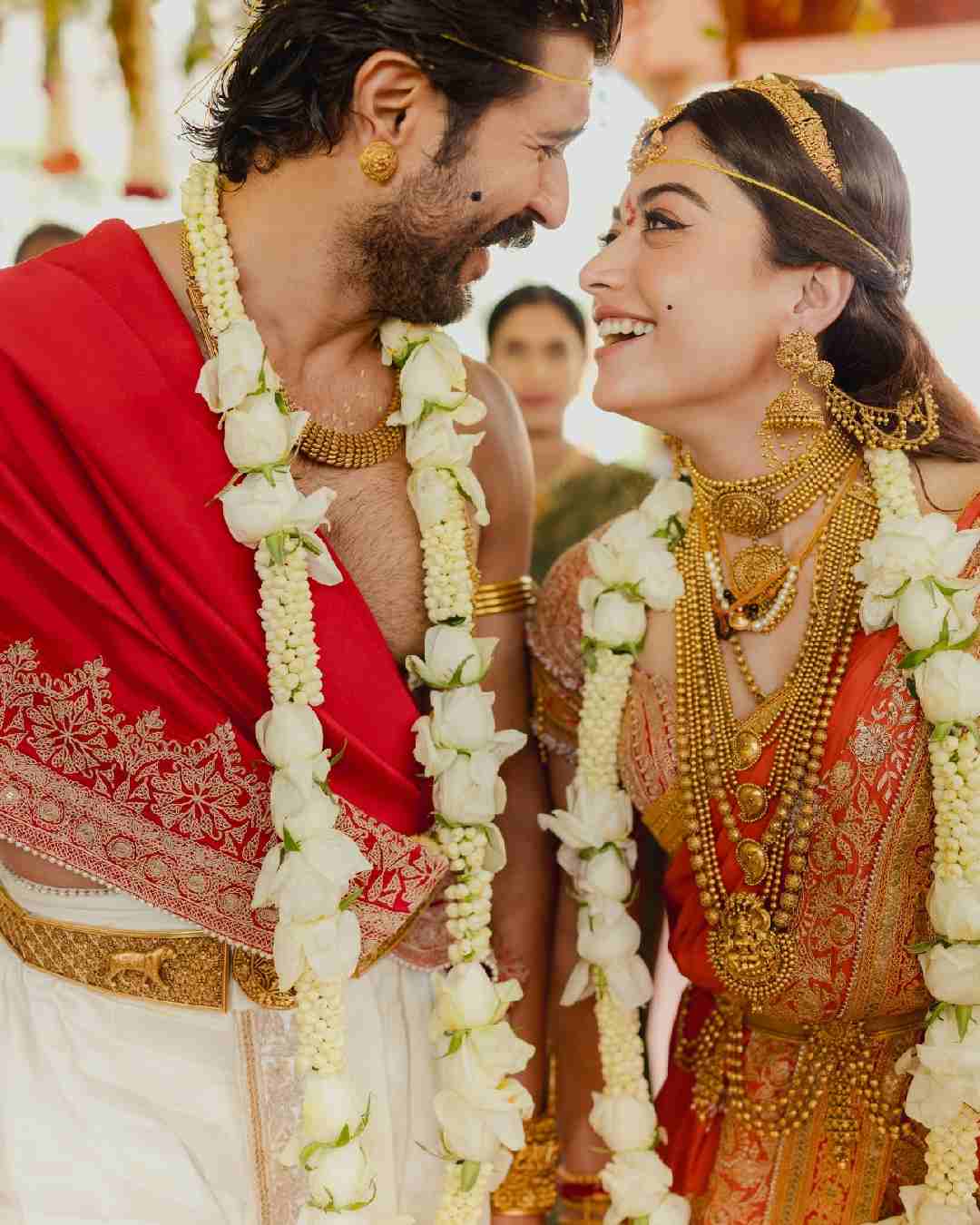 Rashmika Mandanna and Vijay Deverakonda are married.