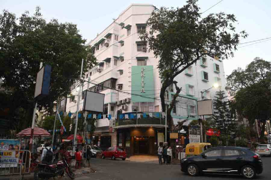 Priya cinema on Thursday. Picture by Sanat Kr Sinha