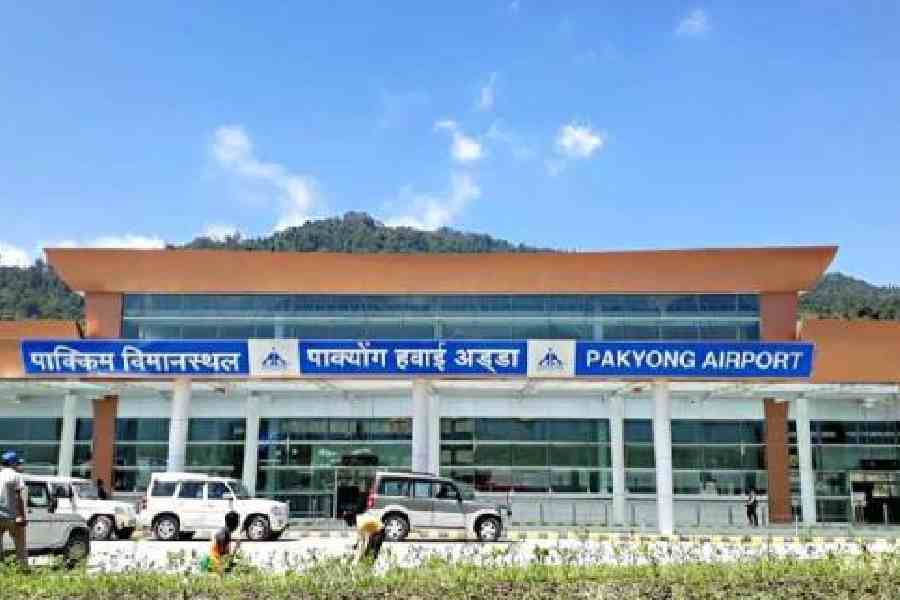 The Pakyong airport in Sikkim. File picture
